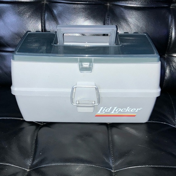 Vintage Lid Locker fishing box - Picture 1 of 14